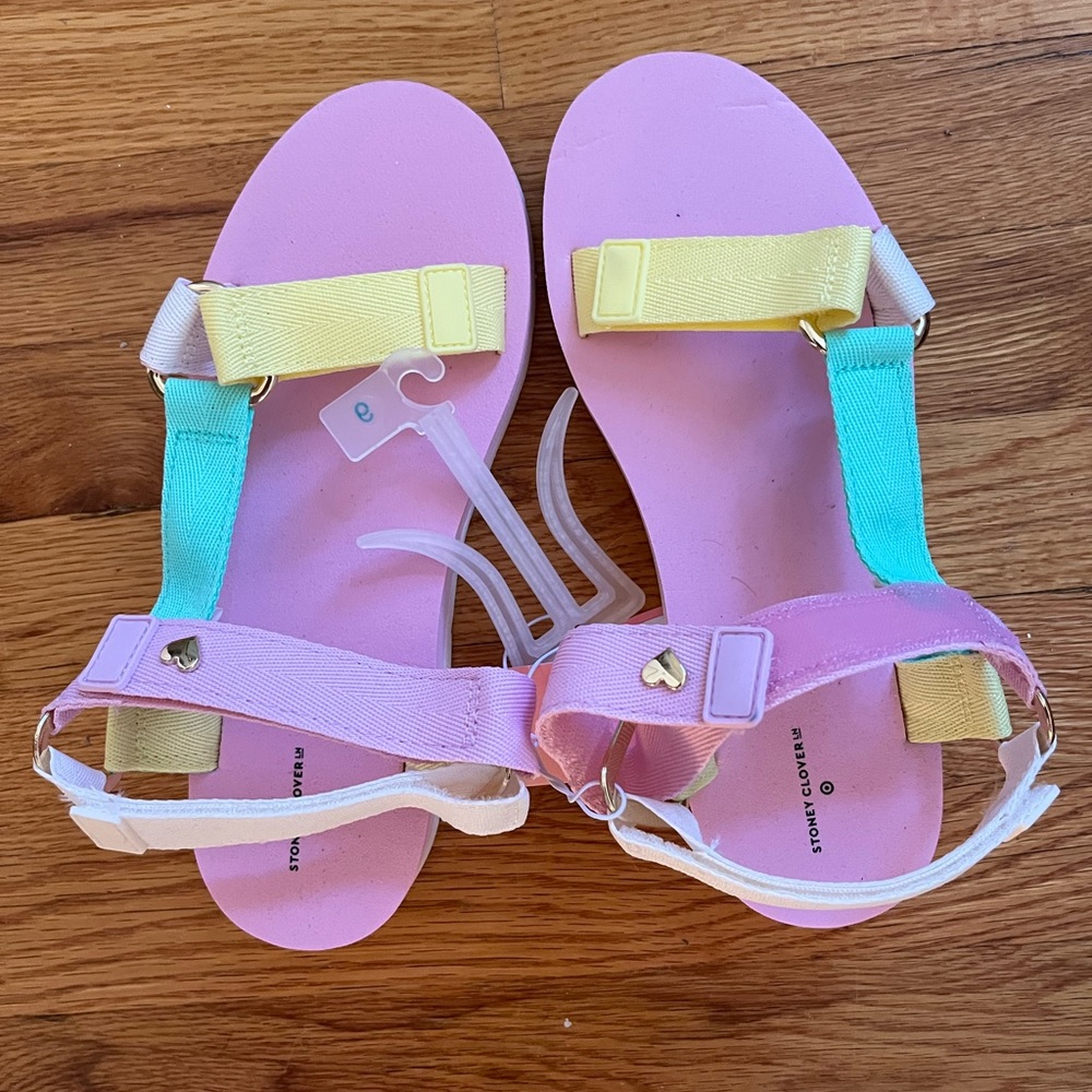 Target with Stoney Clover sandals